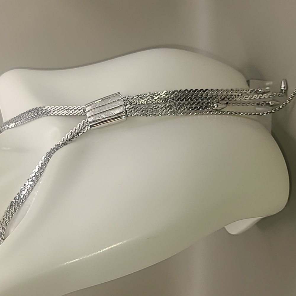 Silver tone balero necklace by monet